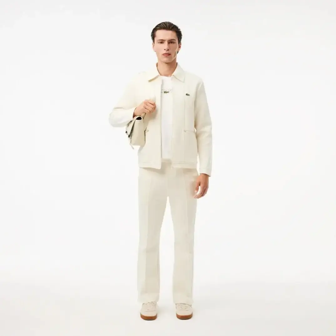 Classic Fit Bisiklet Yaka Baskılı T-Shirt Beyaz - 4