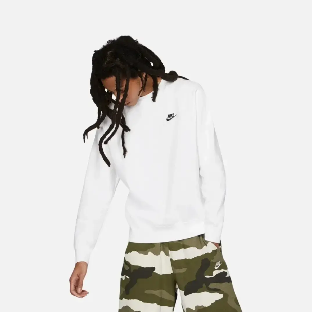 Club French Terry Sweatshirt Beyaz - 4