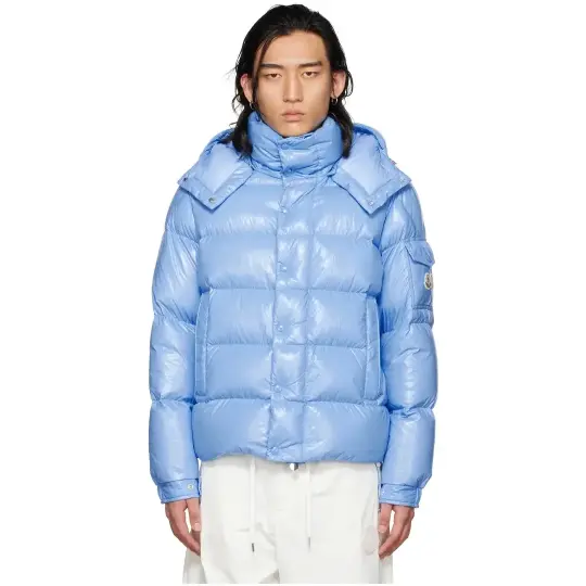 Maya Hooded Short Down Mavi Mont