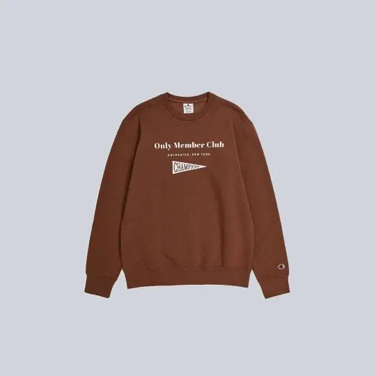 Only Members Club Sweatshirt Kahverengi - 2