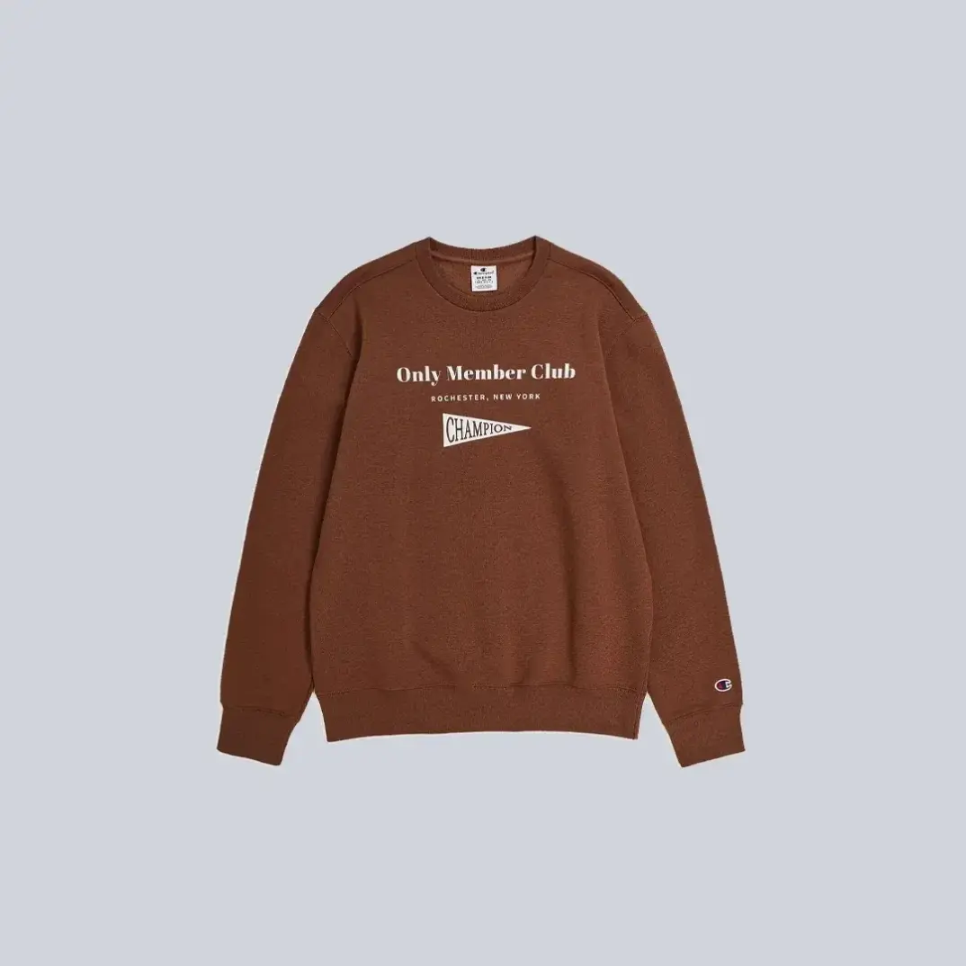 Only Members Club Sweatshirt Kahverengi - 2