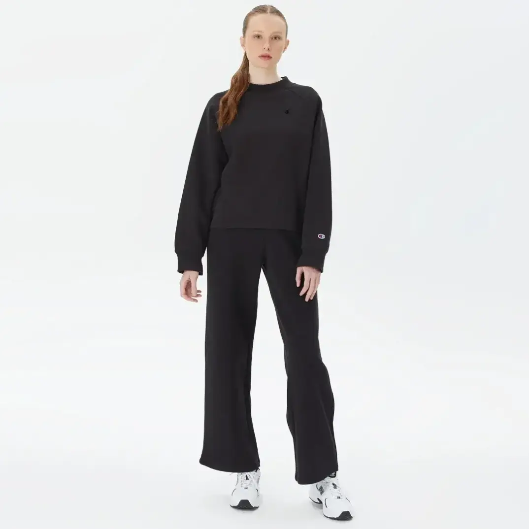 Powerblend Fleece Crew, C Logo Kadın Sweatshirt - 3