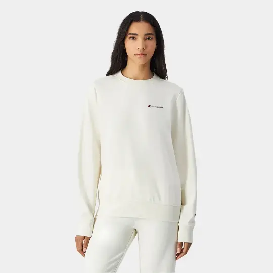 Powerblend Fleece Crew Kadın Sweatshirt Beyaz