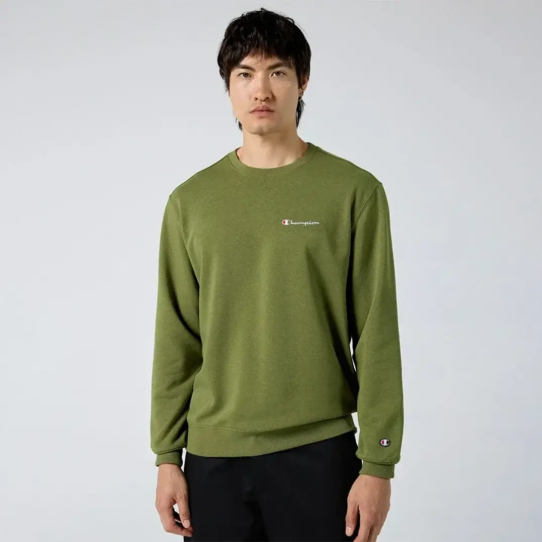 Powerblend Fleece Crew Sweatshirt Yeşil - 1