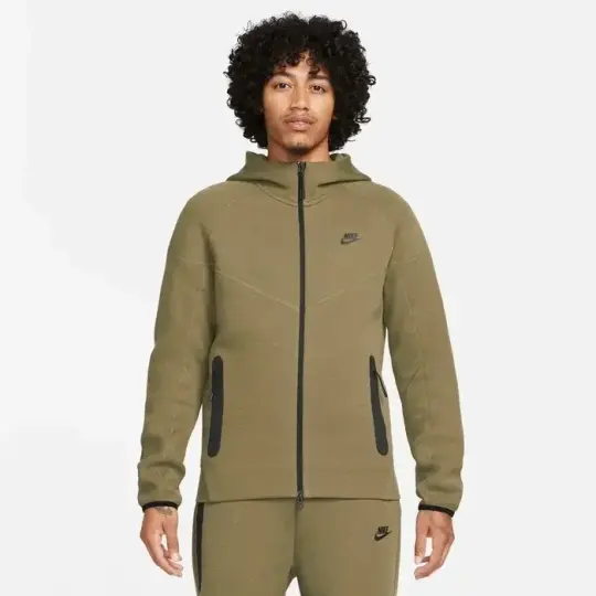 Sportswear Tech Fleece Windrunner Eşofman Üstü Medium OliveSiyah 