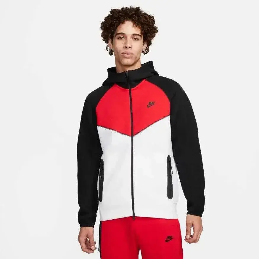 Sportswear Tech Fleece Windrunner Eşofman Üstü WhiteRedBlack - 1