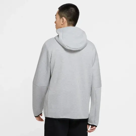 Tech Fleece Full Zip Hoodie Dark Grey HeatherBlack - 2