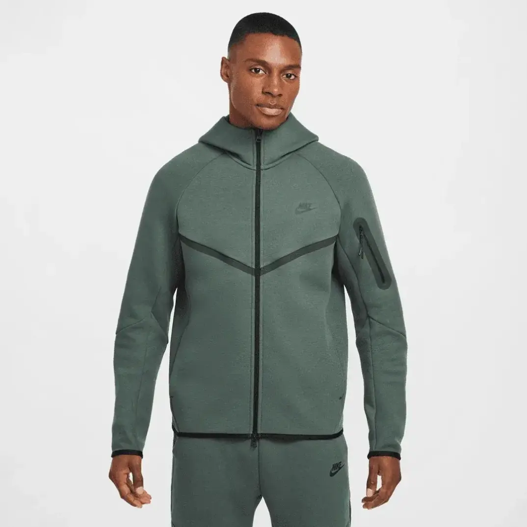 Tech Full-Zip Windrunner Hoodie Basil Green - 1